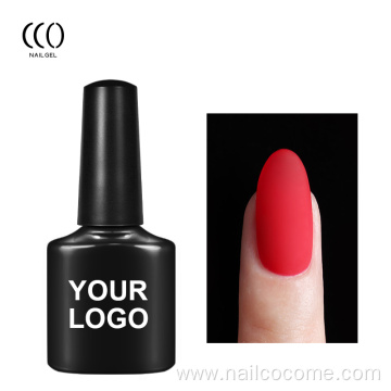 CCO private label soak off led uv HEMA FREE matte top coat gel polish